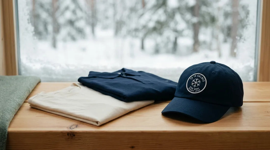 Collection Tu Te Calmes — t-shirt, polo et casquette